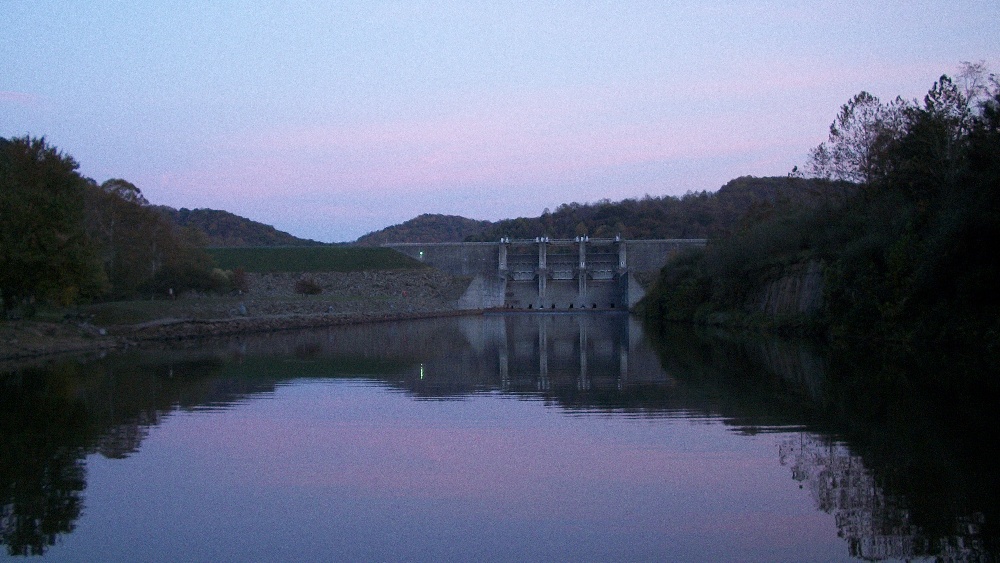 burnsville lake near Flatwoods