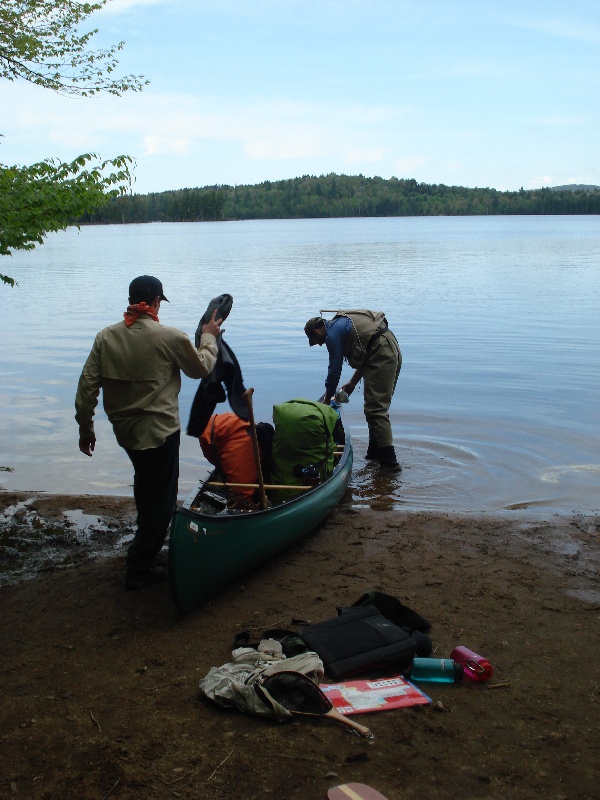 Canoing to the St. Regis Pond